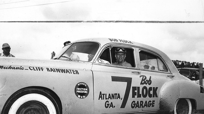 Bob Flock wins the Occoneechee Speedway race.