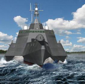 USS Independence LCS-2 Graphic Rendering