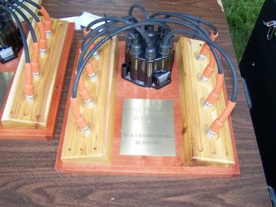 One of the Best of Show trophies