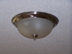 Flush Mount Chrome Dome Fixture